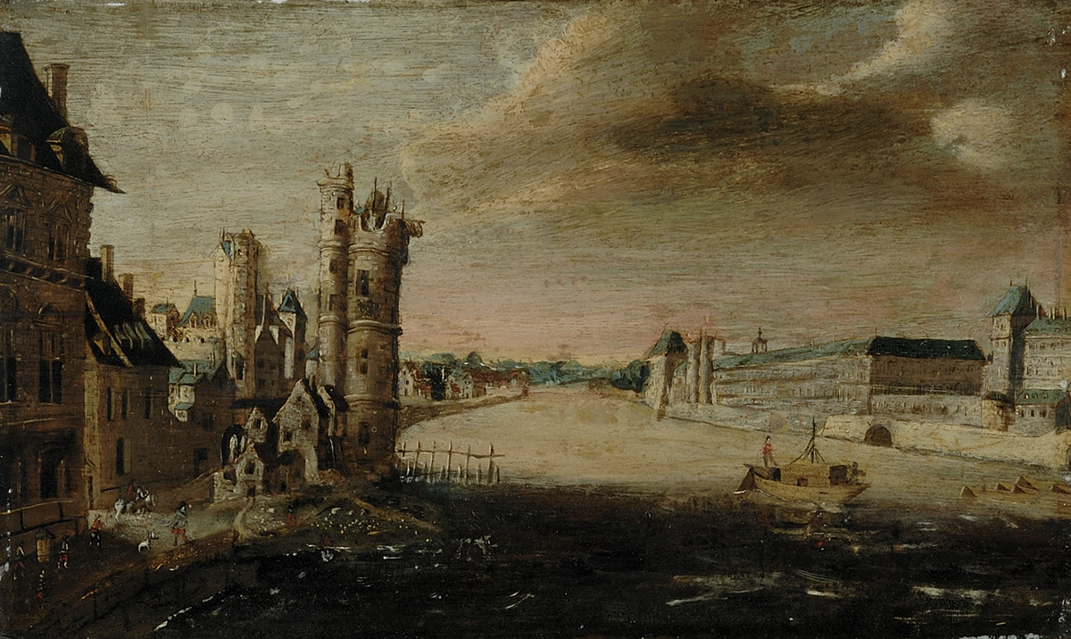 Vue de la Tour de Nesle et du Louvre